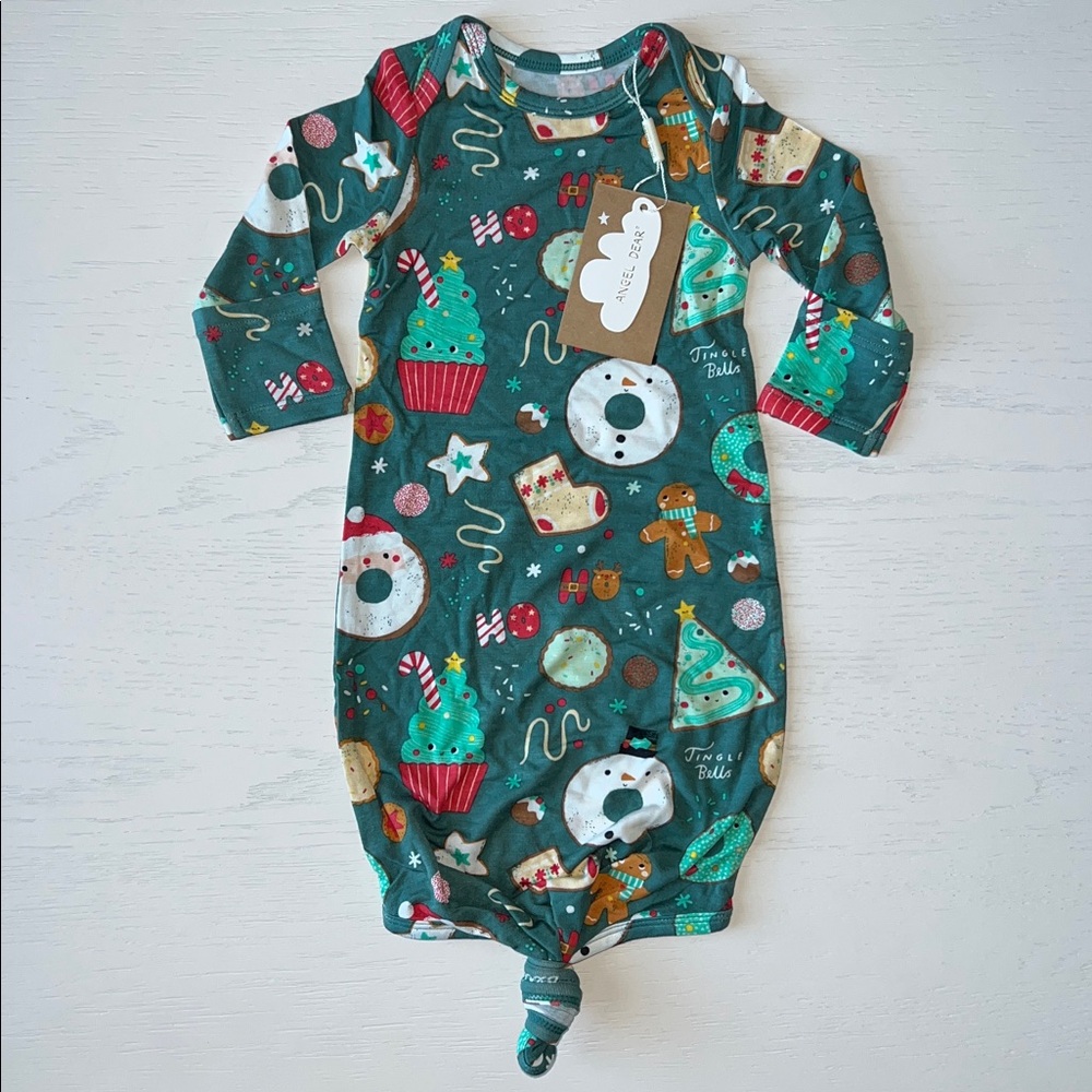 🎄 Angel Dear Knotted Gown Christmas Treats 0-3 months